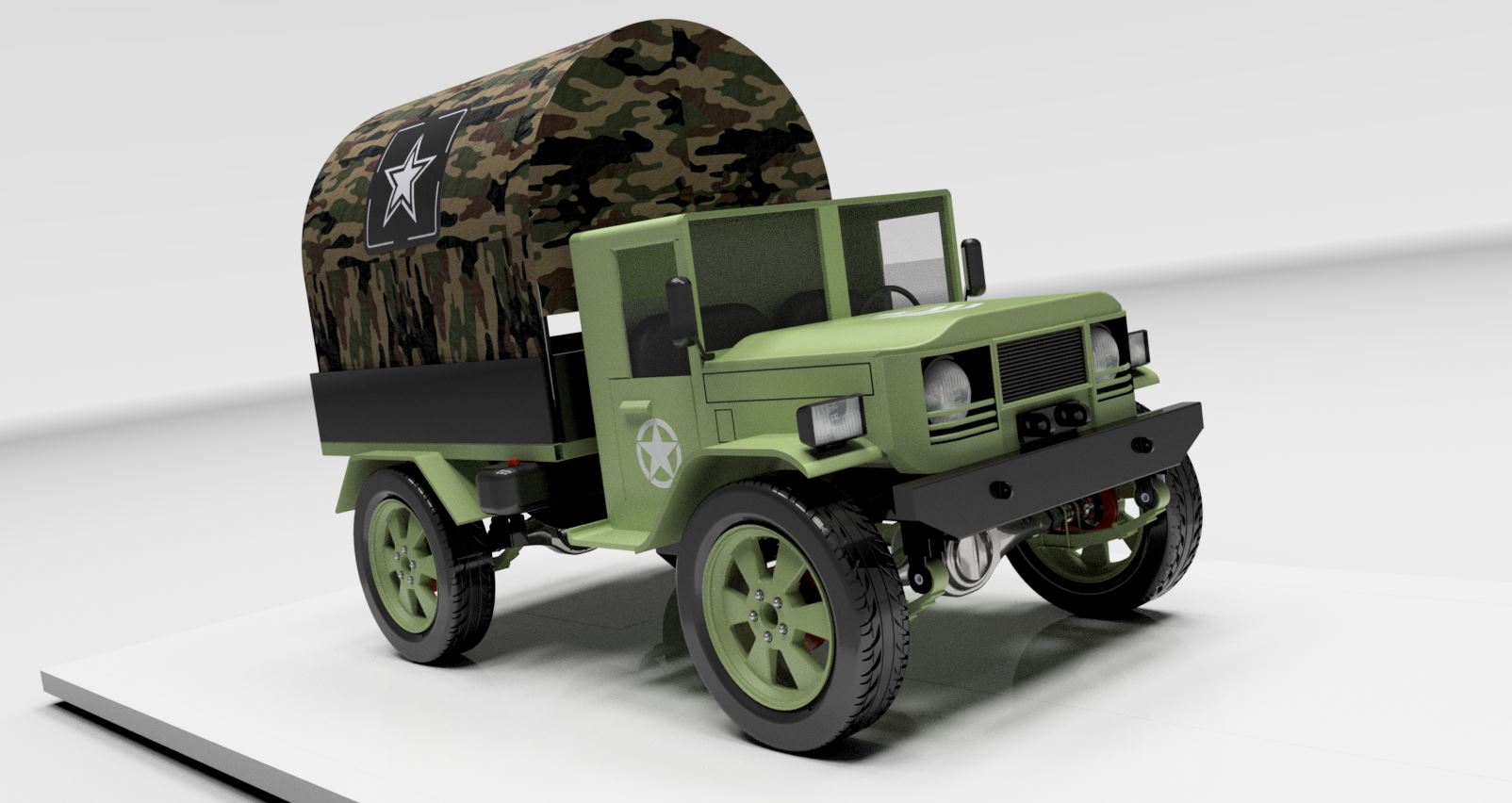 47-老式J用卡车 3d模型图纸